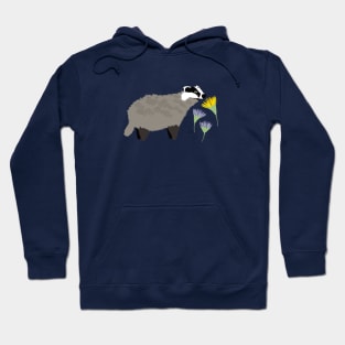 Badger and dandelions Hoodie